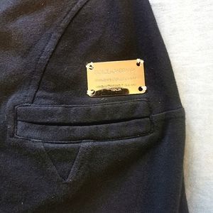 Drop crotch joggers with gold Dolce & Gabbana label
